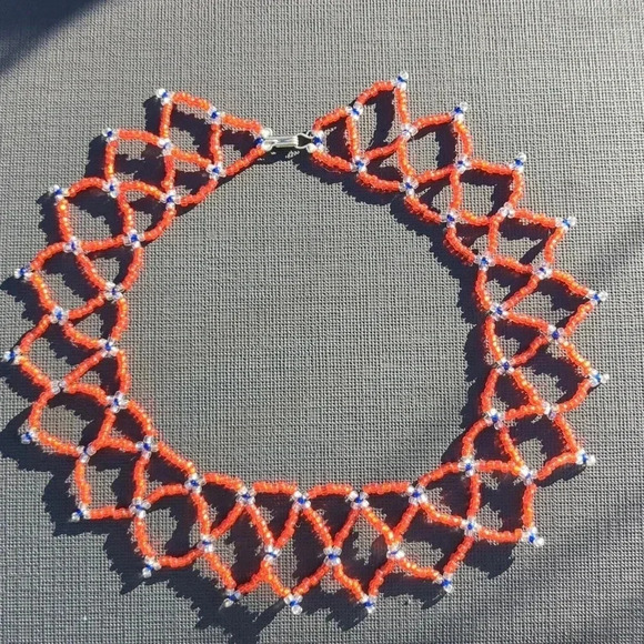 70's Bead Necklace - Picture 1 of 4